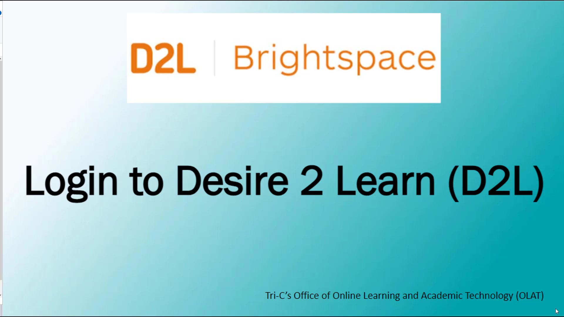 Brightspace Review: Login To D2L